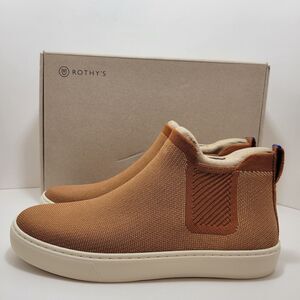 Rothy's The Chelsea Women's Size 8 US Fawn Caramel Pull On Ankle Boots